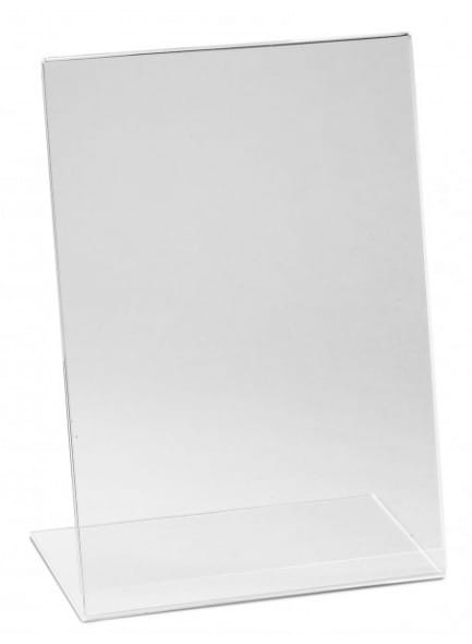PVC stojalo za prospekte – za 1 list