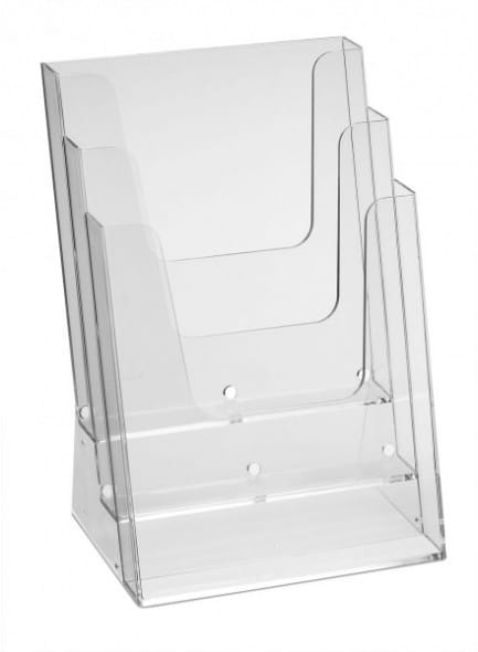 4-stopenjsko stojalo za prospekte, mape