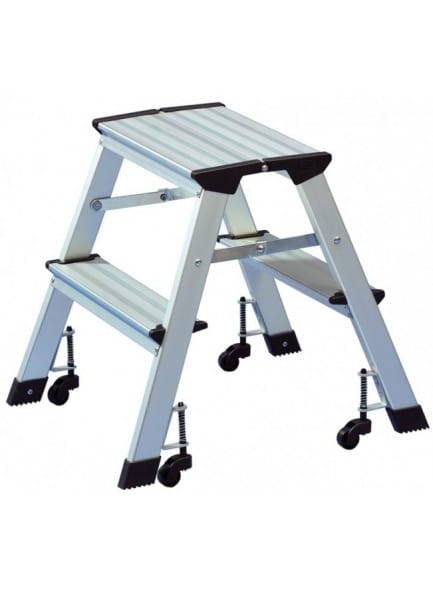 Stolček iz aluminija, nosilnost do 150 kg