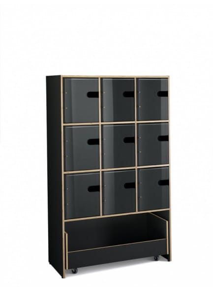 Omara, črna, 9 boksov