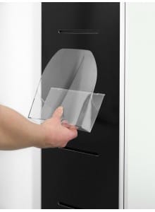 Magnetna tabla s ključavnico za 2 x A4 format