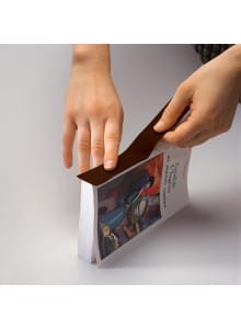 Tekstilni barvni trak na papirni podlagi - 30mm x 10m, črn