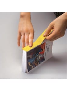 Tekstilni barvni trak na papirni podlagi - 30mm x 10m, rumen