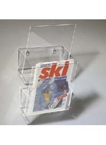 PVC stenski nosilec za revije